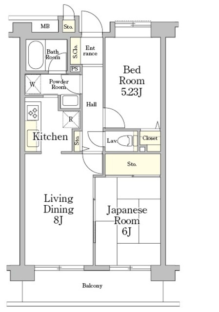 ミレニアム北浦和の間取図