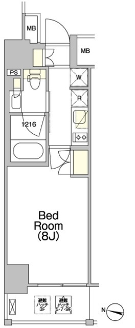 ジオエント赤羽の間取図