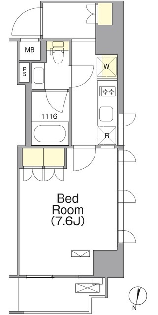 ORSUS西日暮里の間取図
