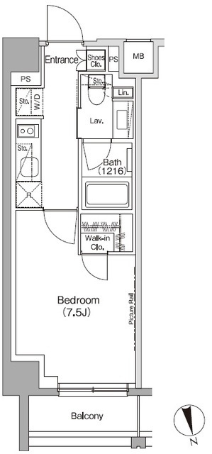 ザ・パークハビオ高円寺レジデンスの間取図