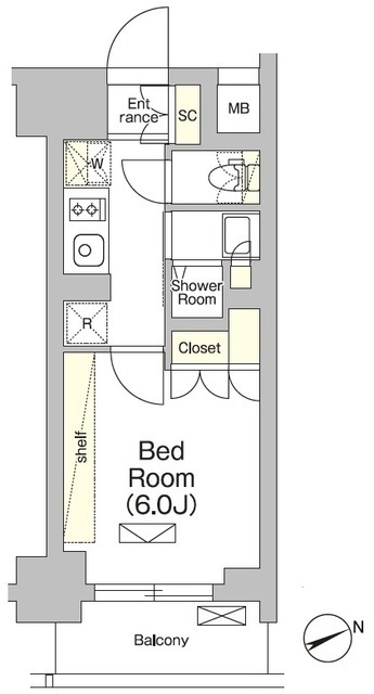 テラス大崎の間取図