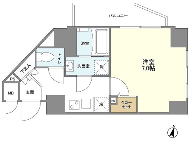 ＭＡハイツ茗荷谷の間取図