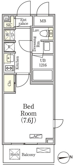 グランパーク方南町レジデンスの間取図