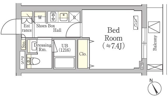 アビティ下高井戸の間取図