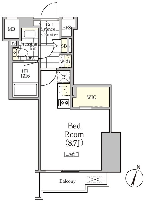 アンパサンド北新宿の間取図