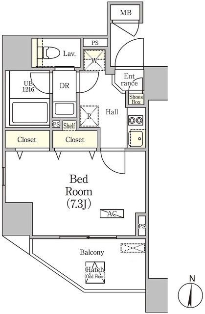 セトルコート品川戸越の間取図