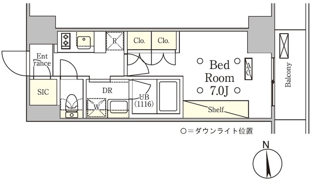 テラス御徒町の間取図