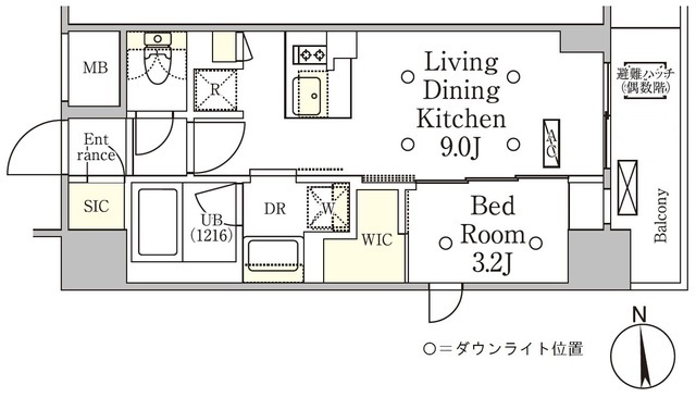 テラス御徒町の間取図