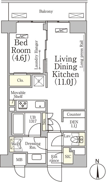 ベルファース大森山王の間取図