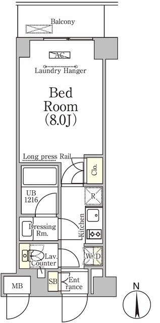 ベルファース大森山王の間取図