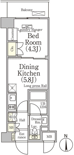 ベルファース大森山王の間取図