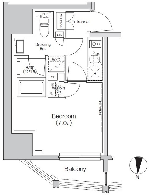 ザ・パークハビオ亀戸の間取図