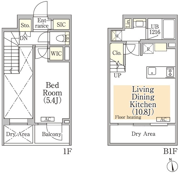 イプセ神楽坂の間取図
