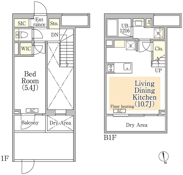 イプセ神楽坂の間取図