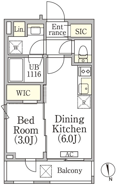 イプセ神楽坂の間取図