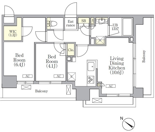 ORSUS 三ノ輪の間取図