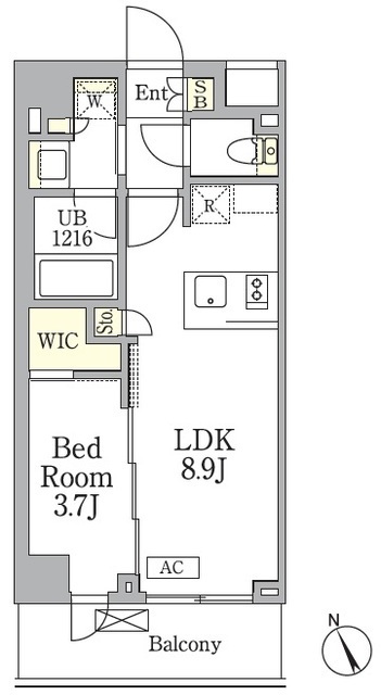 AIFLAT馬込の間取図