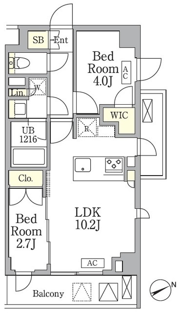 ＡＩＦＬＡＴ馬込の間取図