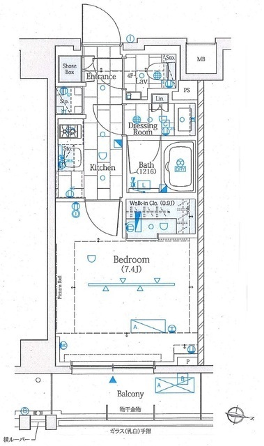 アプリーレ池上の間取図
