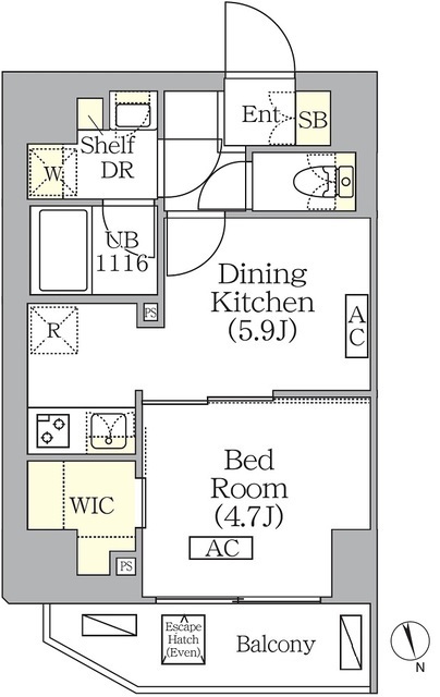 BRICK RESIDENCE 南青山の間取図