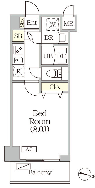 ＯＲＳＵＳ志村坂上の間取図