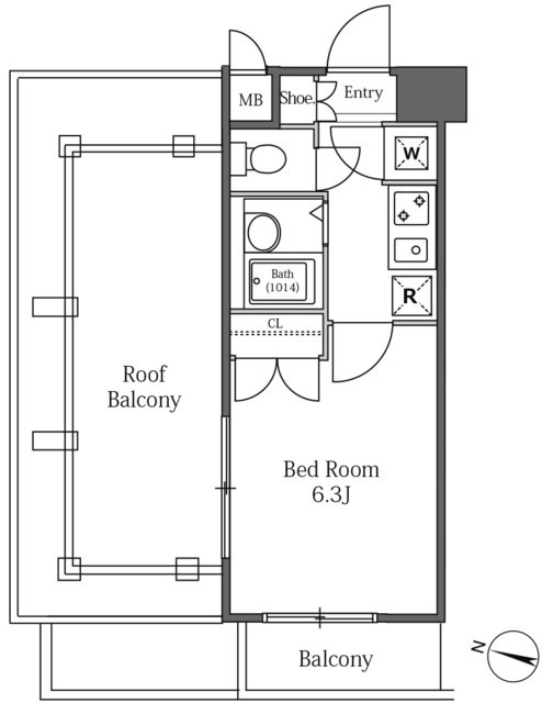 ＬａＳａｎｔｅ広尾の間取図