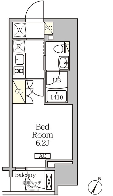 ジオエント白金台の間取図