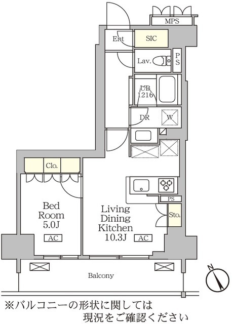リーフシティ市川 ザ・レジデンスの間取図