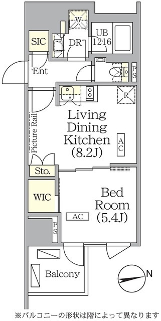 ザ・パークハビオ神楽坂レジデンスSouthの間取図
