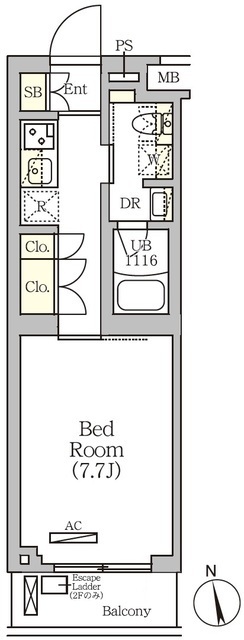 ＡＲＫＭＡＲＫ南品川の間取図