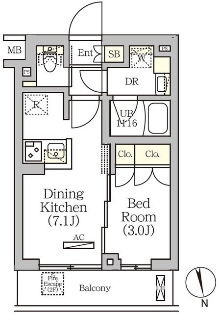 ＡＲＫＭＡＲＫ南品川の間取図