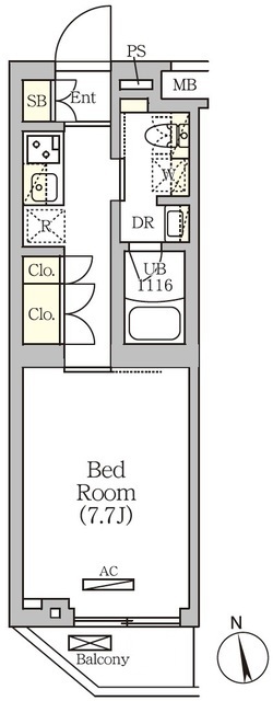 ＡＲＫＭＡＲＫ南品川の間取図