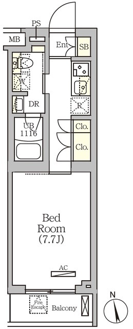 ＡＲＫＭＡＲＫ南品川の間取図