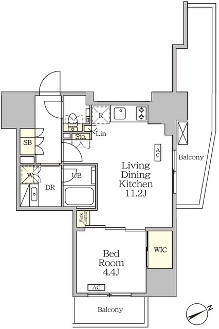 ザ・パークハビオ大森山王の間取図