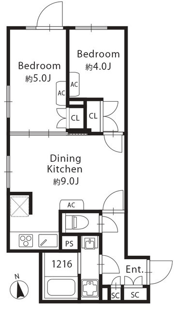 ＧＲＡＮ　ＰＡＳＥＯ　目黒西小山の間取図
