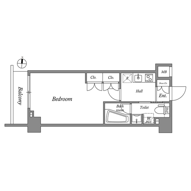 レジデンス菊川スクエアの間取図