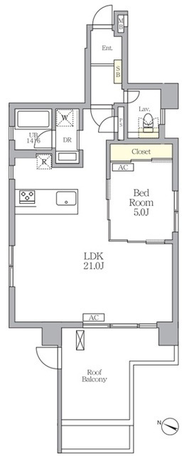 クロス護国寺の間取図
