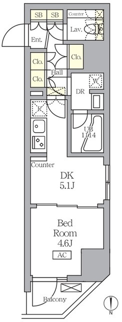 アジールコート王子の間取図