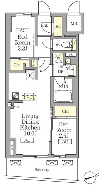 テラス北千住の間取図