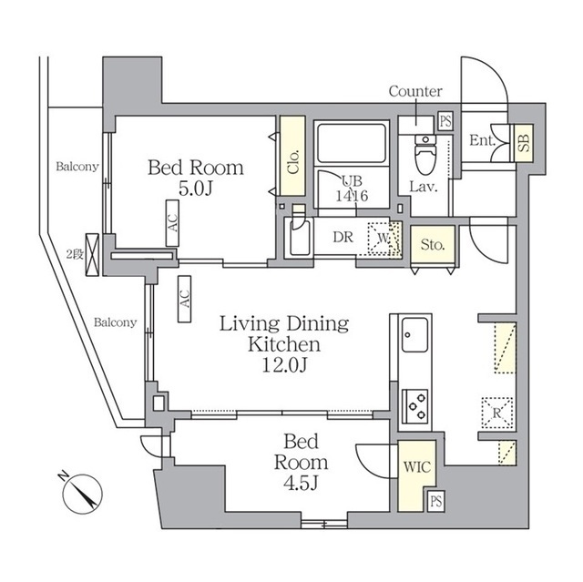 プライムガーデン大森の間取図