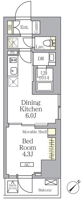 プライムガーデン大森の間取図
