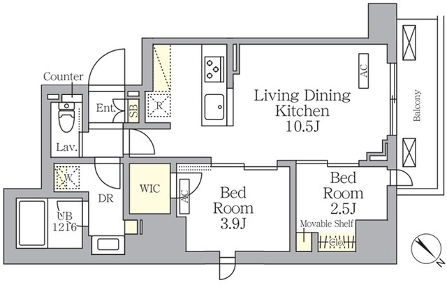 プライムガーデン大森の間取図