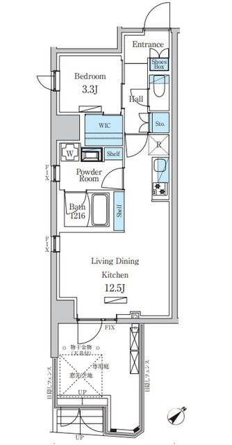 デュオフラッツ板橋大山の間取図