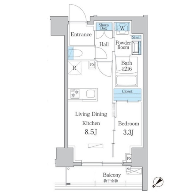 デュオフラッツ板橋大山の間取図