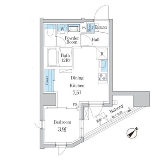 デュオフラッツ板橋大山の間取図