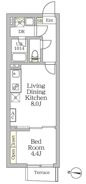 Ａｇｌａｉａ　新宿西落合の間取図