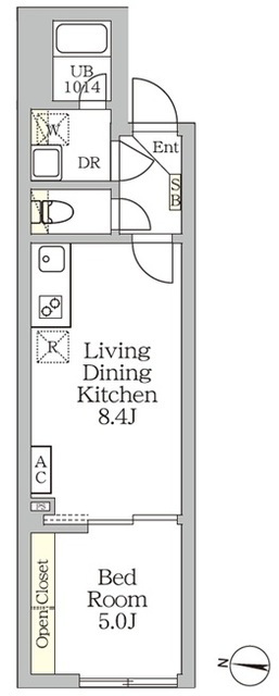 Aglaia 新宿西落合の間取図