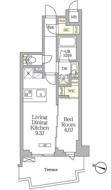 AIFLAT明大前の間取図