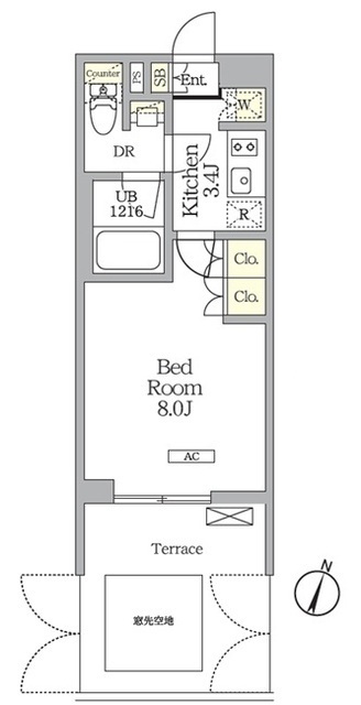 ＡＩＦＬＡＴ明大前の間取図