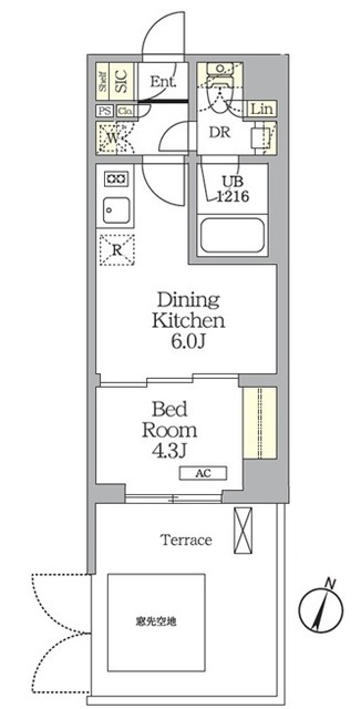AIFLAT明大前の間取図